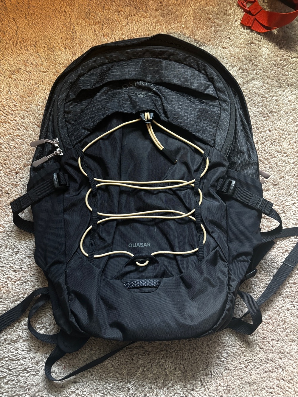 Osprey Quasar Black Backpack